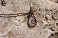 Moon Stone | Hand-Wrapped Copper Wire | Little Stone Raven