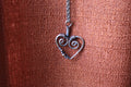 Heart Pendant | Hand-Wrapped Copper Wire | Little Stone Raven